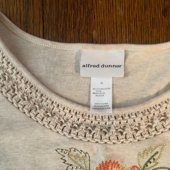 Alfred Dunner embroidered Top Size XL - Picture 3 of 3
